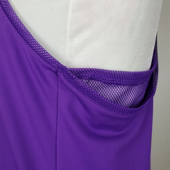 Fabletics "Mosa" Amethyst Layered Mesh Tank - Picture 10 of 13